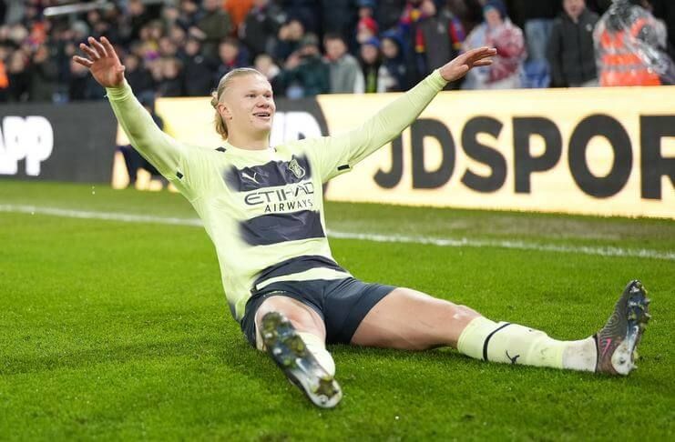 Pep Guardiola Erling Haaland Harus Cetak 5 Gol Tiap Laga (Yahoo)