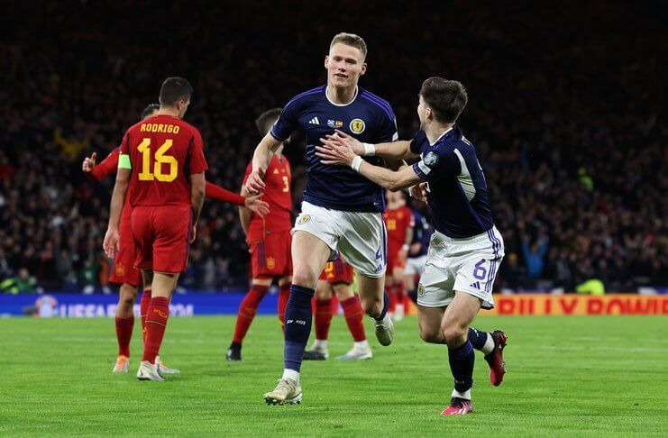 Skotlandia vs Spanyol Scott McTominay Bungkam La Furia Roja (@EURO2024)