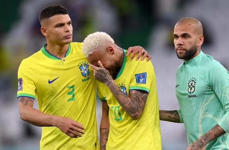 Thiago Silva - Neymar Cedera - Timnas brasil - Fox Sports