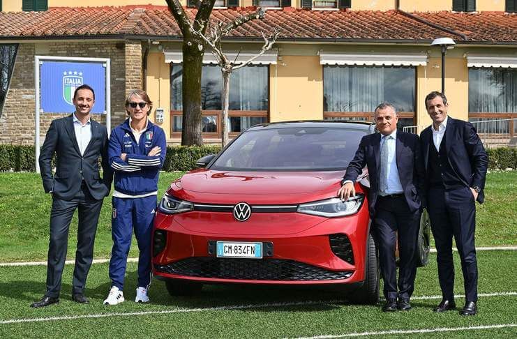 Volkswagen secara resmi menggantikan Fiat sebagai sponsor otomotif bagi timnas Italia.