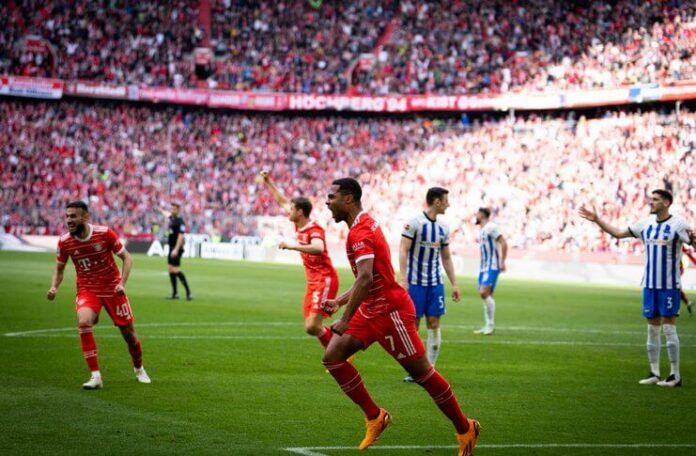 Bayern Munich vs Hertha Berlin Die Roten Kembali ke Puncak - Serge Gnabry (@FCBayernEN)