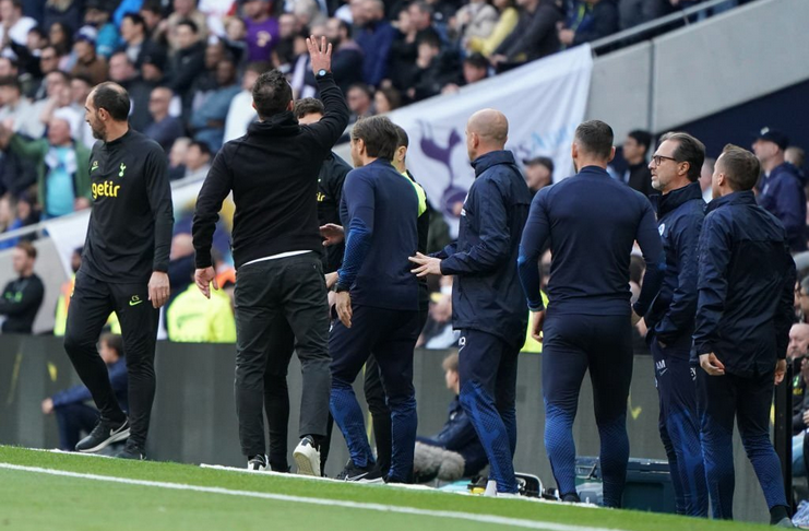 Roberto De Zerbi - Cristian Stellini - Tottenham vs Brighton - Getty Images 2