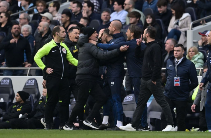 Roberto De Zerbi - Cristian Stellini - Tottenham vs Brighton - Getty Images