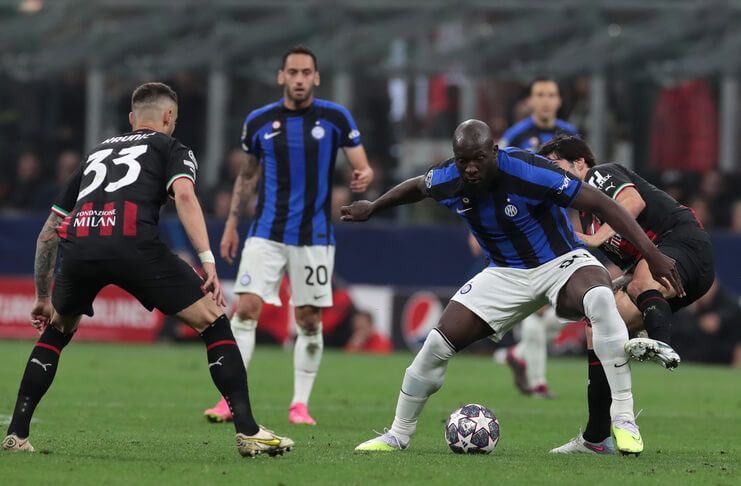 AC Milan vs Inter Dua Eks AS Roma Menangkan I Nerazzurri - Romelu Lukaku (@Inter_en)