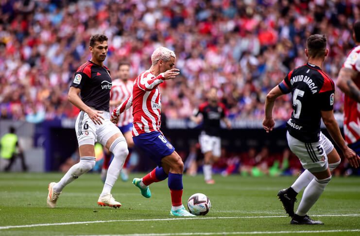 Atletico Madrid vs Osasuna Los Rojiblancos Pastikan Finis di 4 Besar - Antoine Griezmann (@atletienglish)