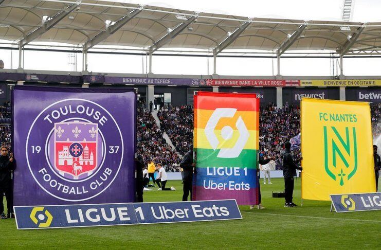 Ligue 1 membuat kampanye antihomofobia dan antitransfobia pada pekan ke-35.