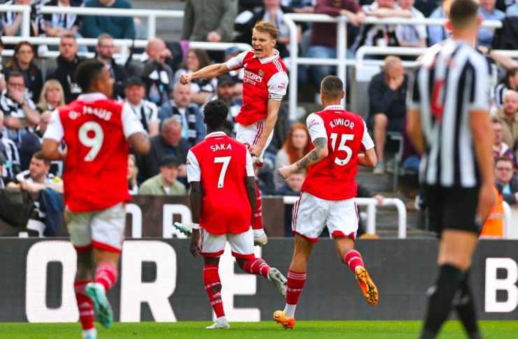Newcastle vs Arsenal - Martin Odegaard - Liga Inggris - Getty Images