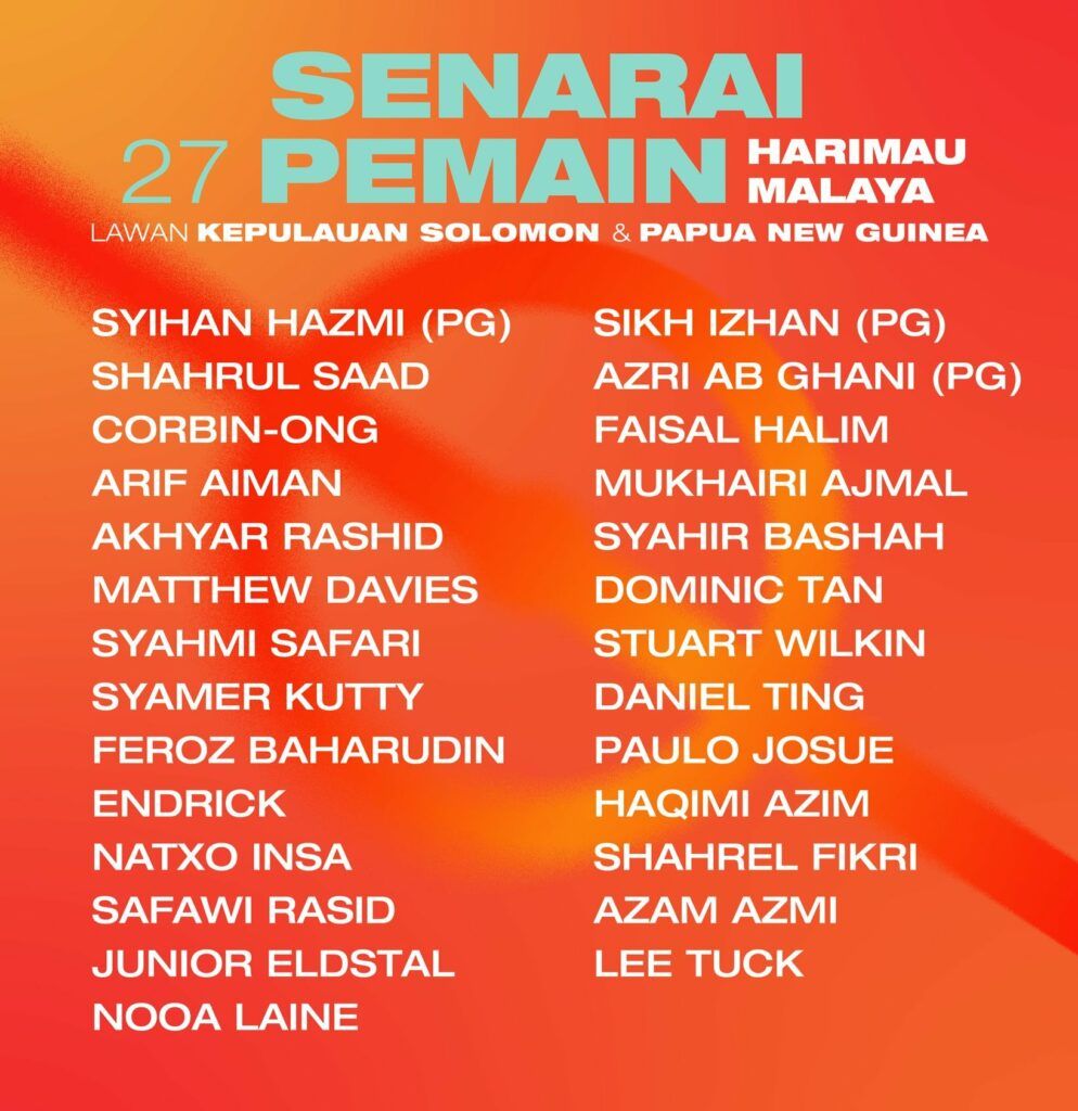 27 Pemain Timnas Malaysia yang Dipanggil Kim Pan-gon Curi Perhatian