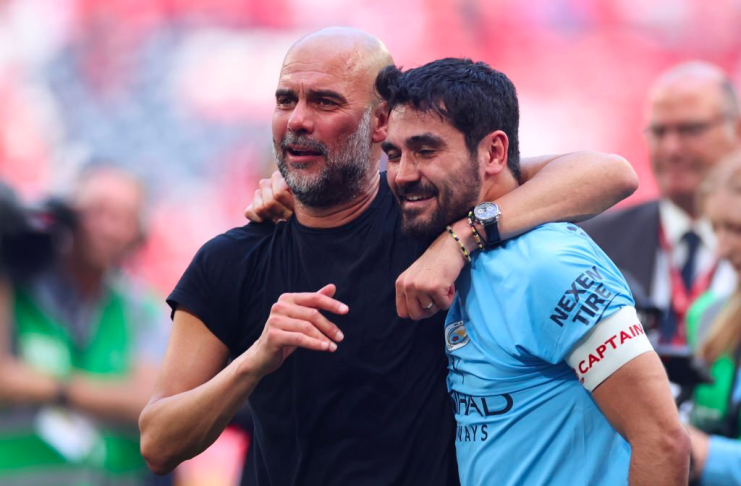 Ilkay Guendogan - Pep Guardiola - Manchester City - Getty Images 2