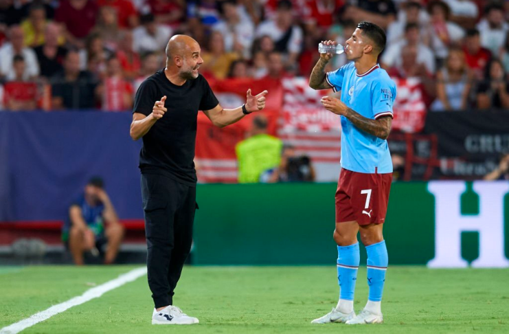 Joao Cancelo - Pep Guardiola - Manchester City - Getty Images 2