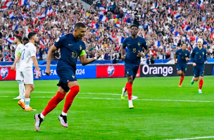 Prancis vs Yunani - Kualifikasi EURO 2024 - Kylian Mbappe - Getty Images