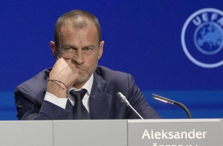 Presiden UEFA Aleksander Ceferin mengkritik balik Frenkie de Jong.