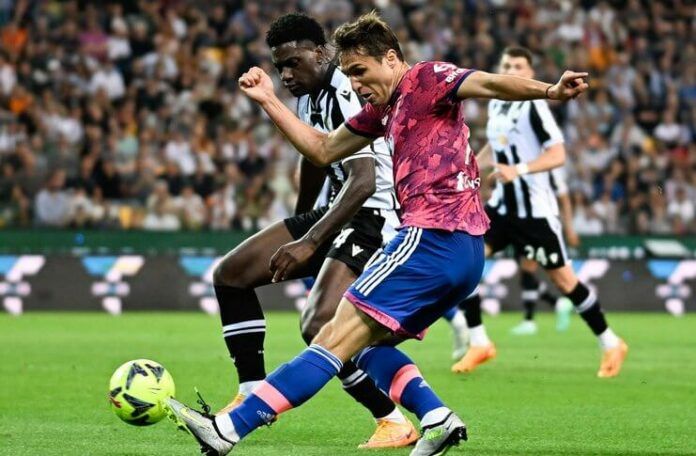 Udinese vs Juventus I Bianconeri ke Europa Conference League - Federico Chiesa (@juventusfcen)
