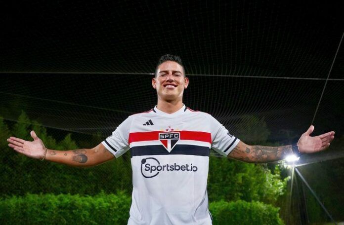 James Rodriguez resmi jadi pemain Sao Paulo.