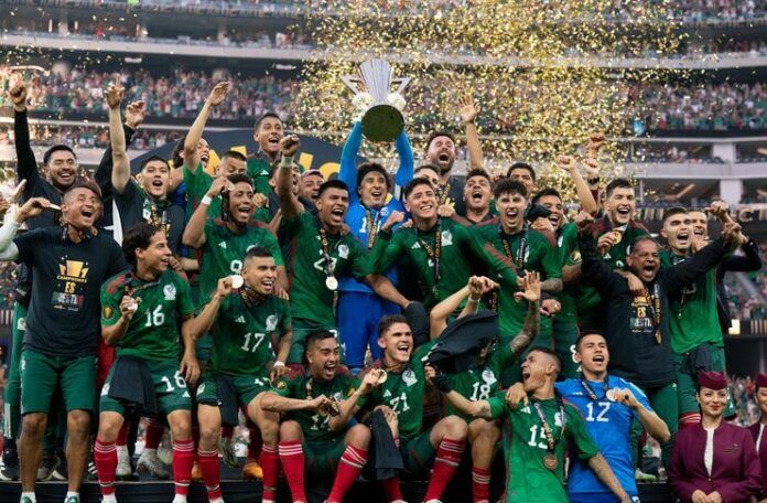 Meksiko Juara Piala Emas 2023 (@miseleccionmx)