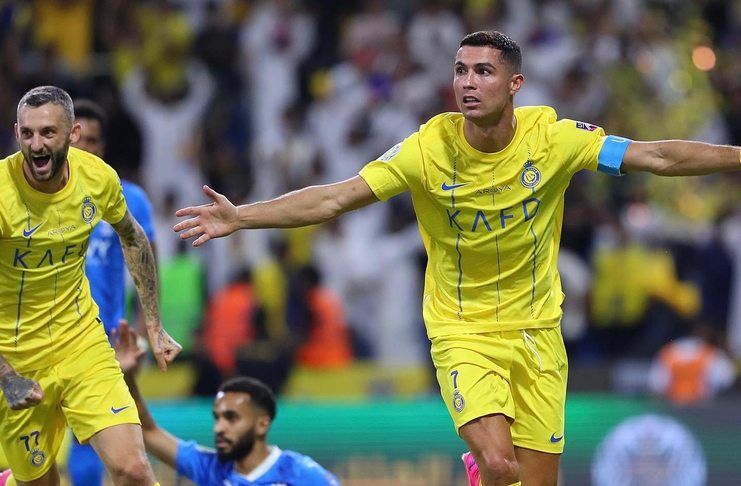 Cristiano Ronaldo Balas Selebrasi Siu yang Meledek dari Pemain Al Hilal
