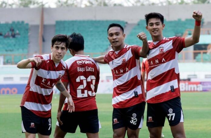 Hasil Liga 1 Bali United Takluk, Madura United Tetap di Puncak (@maduraunitedfc)