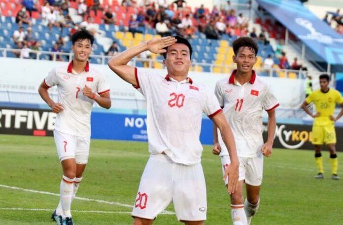 Nguyen Hong Phuc tampil apik di Piala AFF U-23 2023.