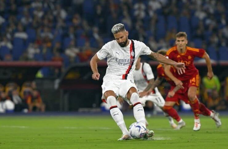 Olivier Giroud dan AC Milan harus rela tergeser setelah hasil Liga Italia giornata ke-3.