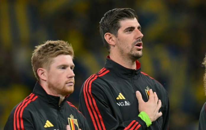SKuat timnas Belgia - Kevin De Bruyne - Thibaut Courtois - Getty Images