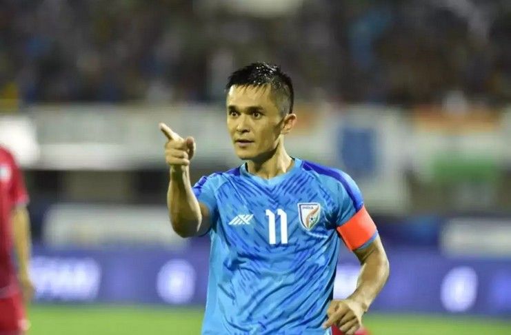 Sunil Chhetri - timnas India - timnas Malaysia