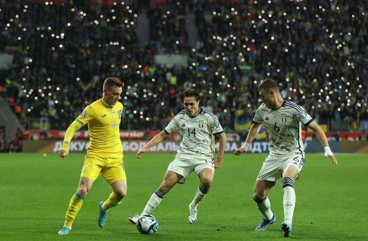 Drawing Play-off Euro 2024 Ukraina dan Israel Satu Path - Federico Chiesa (@Flash_news_ua)