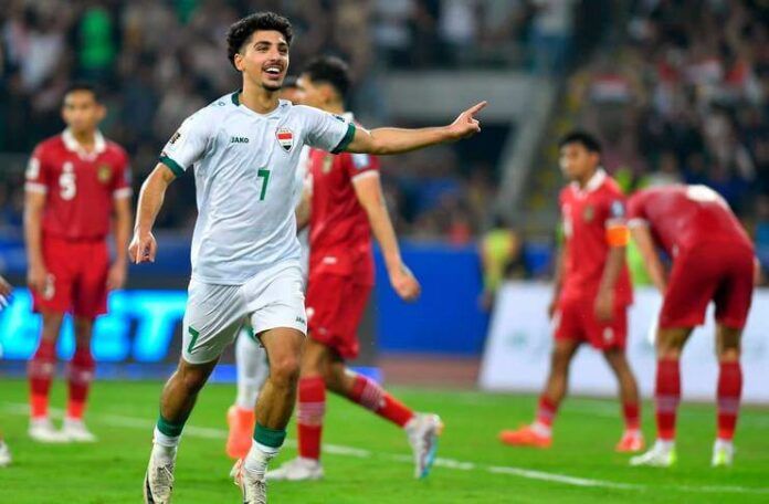 Irak menang 5-1 atas Indonesia.