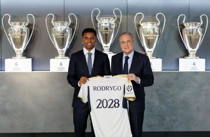 Setelah Vinicius, Real Madrid Resmi Perpanjang Kontrak Rodrygo (@MadridXtra)