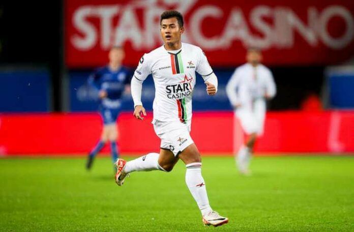 Suphanat Mueanta akhirnya menjalani debut di Eropa bersama OH Leuven.