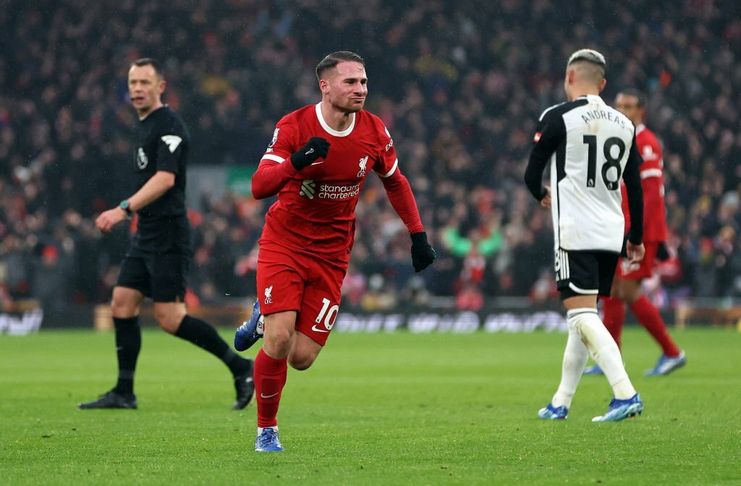 Alexis Mac Allister - Liverpool - gol perdana Mac Allister - Getty Images