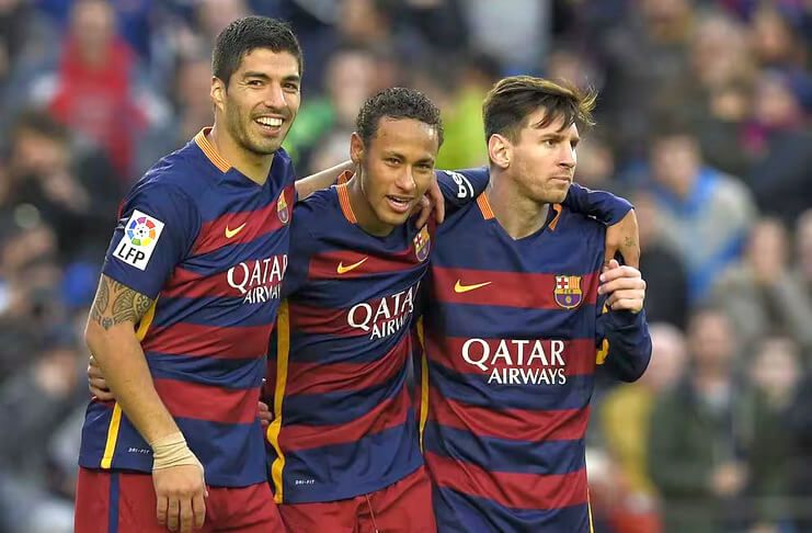 Luis Suarez sangat menikmati masa-masa bermain dengan Neymar dan Lionel Messi.