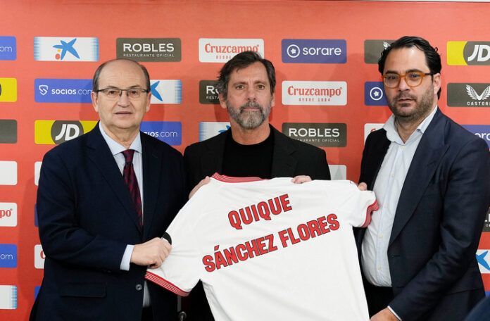 Quique Sanchez Flores - pelatih Sevilla - Diego Alonso dipecat - @sevillafc