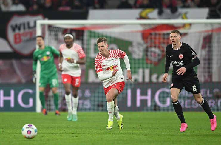 Hasil Liga Jerman Leverkusen Menang Dramatis, RB Leipzig Takluk - Dani Olmo (@RBLeipzig)