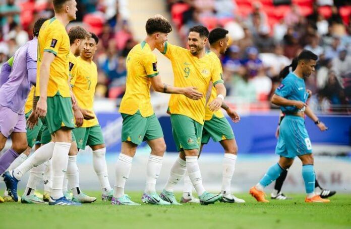 Hasil Piala Asia 2023 Australia Menang dengan Nyaman, Cina Tertahan (@Socceroos)
