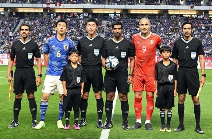 Wasit Indonesia vs Jepang - Timnas INdonesia - KHamis Al-Marri