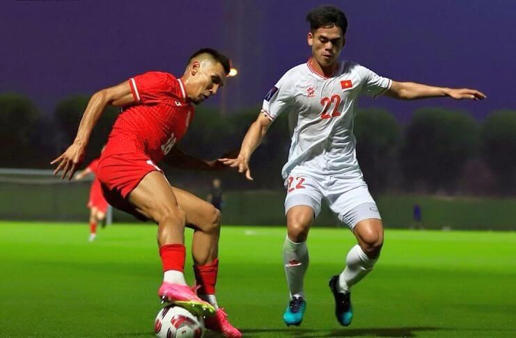 Khuat Van Khang tak membuat timnas Vietnam berdaya dihadapan Kirgizstan.