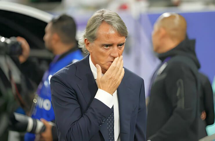 Roberto Mancini dikecam Presiden SAFF Yasser Al-Mashal.