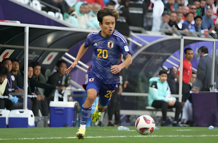 Takefusa Kubo ingin timnas Jepang menapaki jejak timnas Argentina di Piala Dunia 2022.