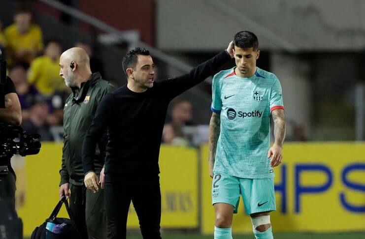 Xavi Hernandez Cedera Joao Cancelo Tidak Terlalu Serius (Barca Blaugranes)