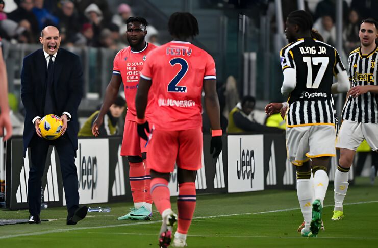 Para pemain Udinese dituding Massimiliano allegri tak sportif.