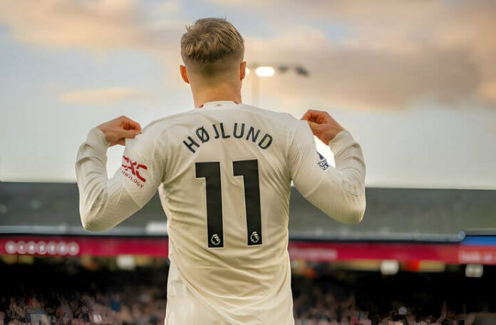 Rasmus Hojlund kini mencetak gol pada 6 penampilan terakhirnya di Liga Inggris.