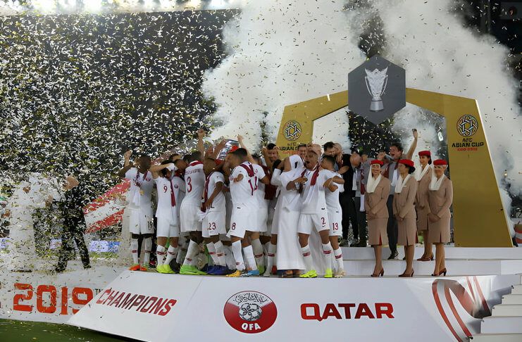 Timnas Qatar bisa mencetak sejarah jika memenangi final Piala Asia 2023.