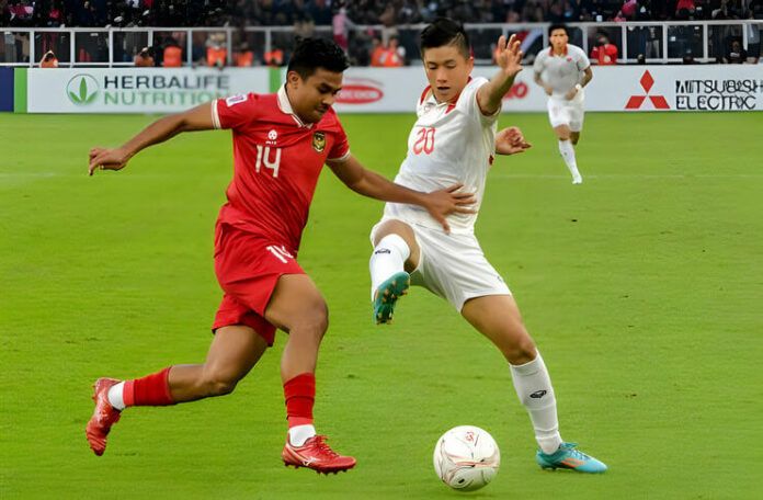 Edisi terakhir Indonesia vs Vietnam di Stadion Utama Gelora Bung Karno berakhir tanpa gol.
