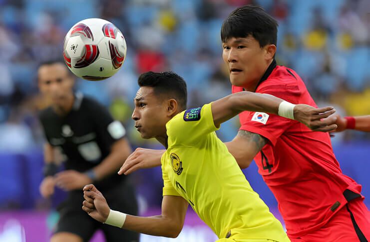 Faisal Halim mampu membuat Kim Min-jae kewalahan saat bersua di Piala Asia 2023.