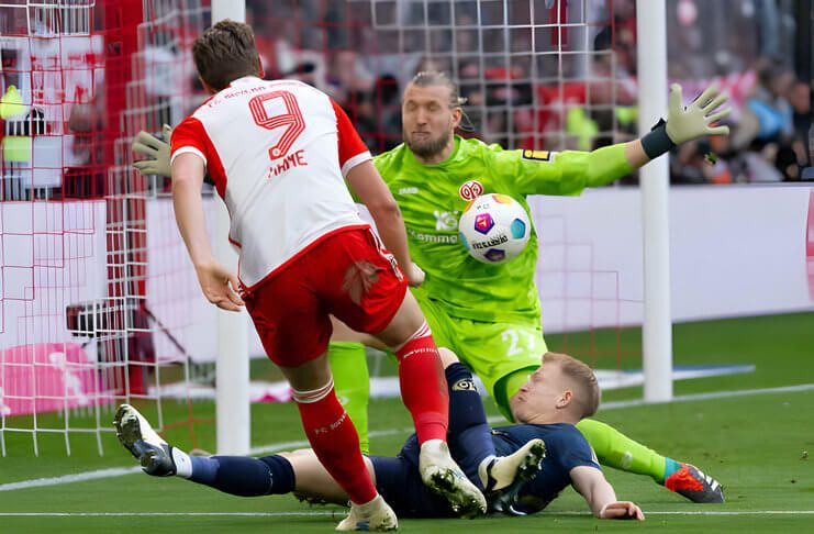 Harry Kane kini dijagokan meruntuhkan rekor 41 gol dalam semusim di Bundesliga.