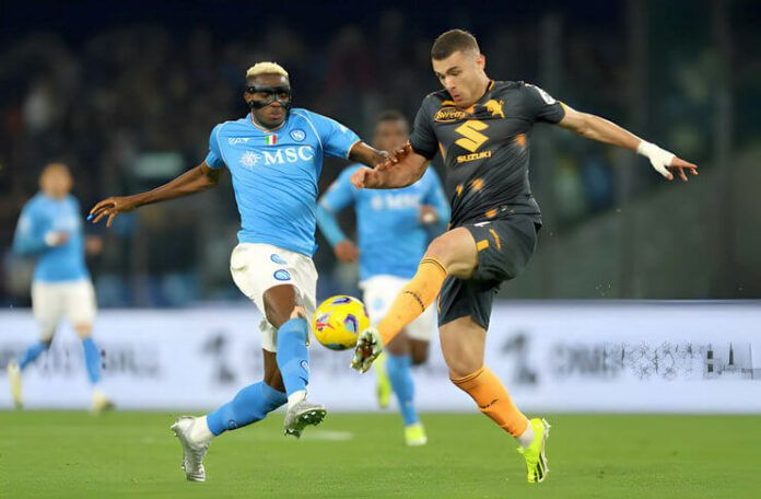 Laga Napoli vs Torino pada giornata ke-28 Liga Italia 2023-24 berakhir 1-1.