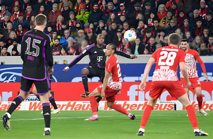 Mathys Tel mencetak gol indah pada spieltag ke-24 Liga Jerman 2023-24.