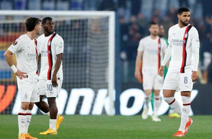 AC Milan gagal remontada karena lagi-lagi kalah dari AS Roma pada leg II perempat final Liga Europa.