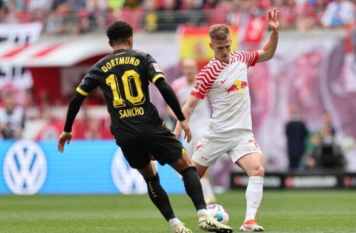 Hasil Liga Jerman Dibantai Leipzig, Dortmund Semakin Menjauh dari 4 Besar - Dani Olmo (RBLeipzig_EN)