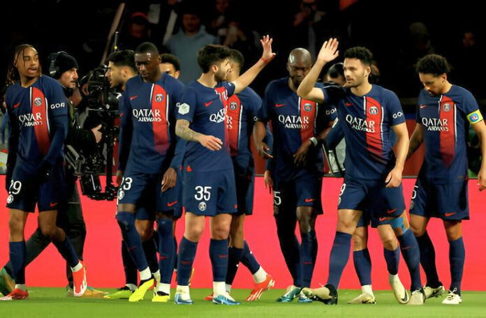PSG menang 4-1 atas Lyon pada pekan ke-30 Liga Prancis 2023-24.